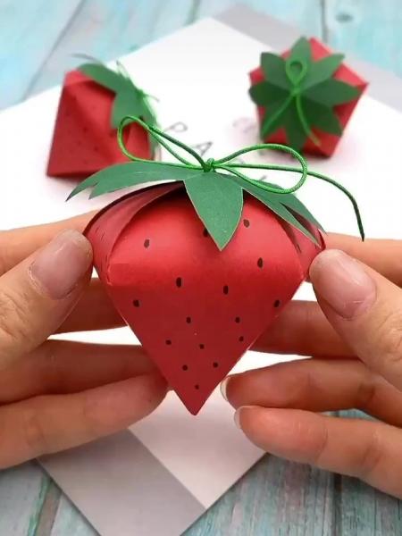Image for event: DIY Paper Strawberry Box