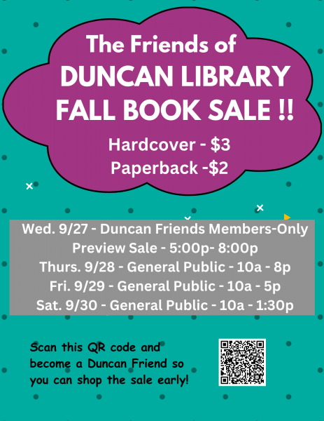 Image for event: Friends of the Duncan Library 