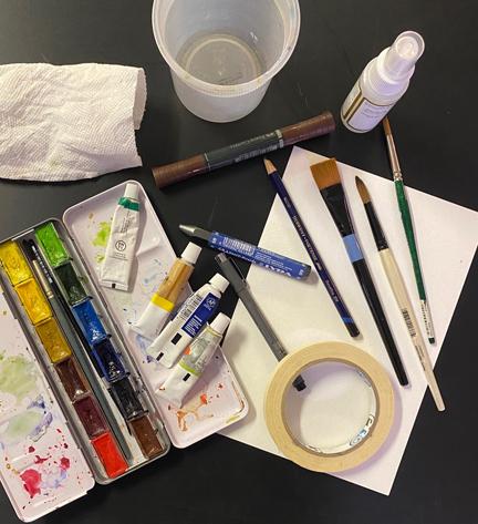 Image for event: Exploring Watercolor Takes Courage