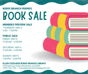 Image for event: Burke Branch Friends Book Sale  