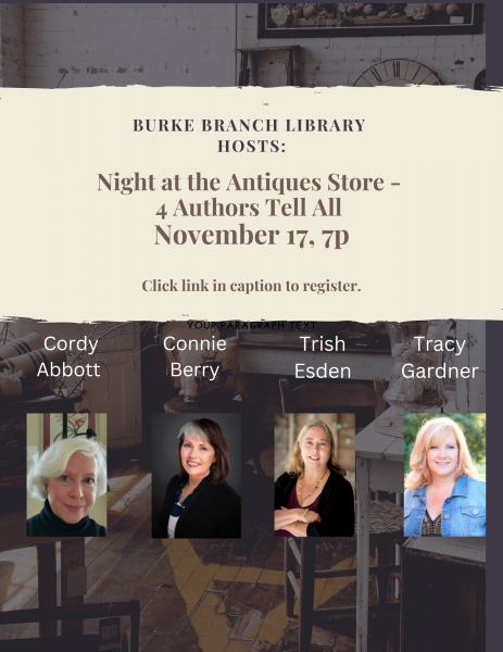 Image for event: Night at the Antiques Store: Four Mystery Authors Tell All